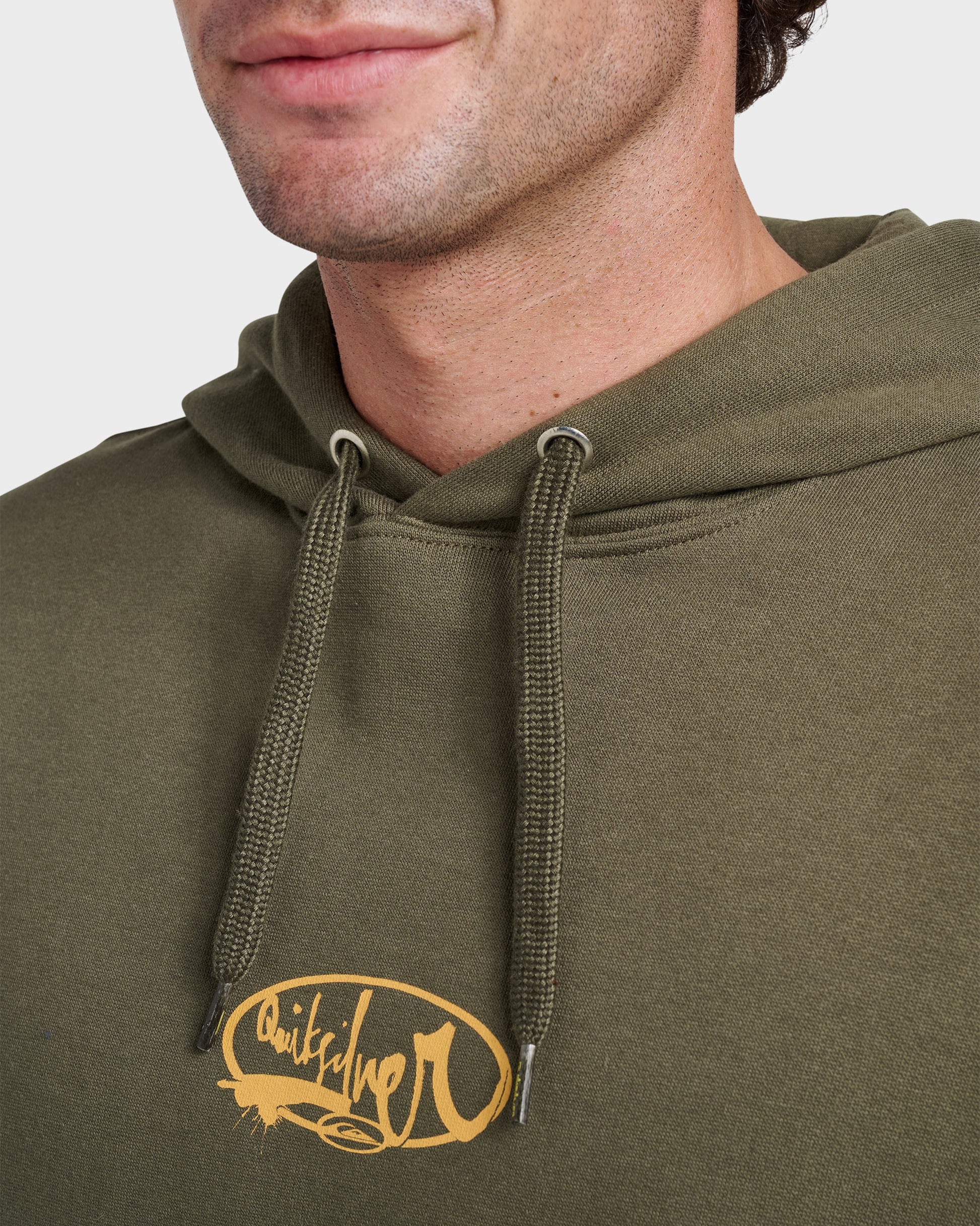 Quick Silver Graphic Hoodie - Grape Leaf