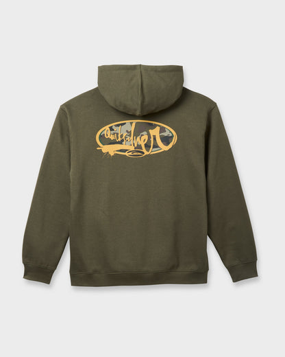 Quick Silver Graphic Hoodie - Grape Leaf