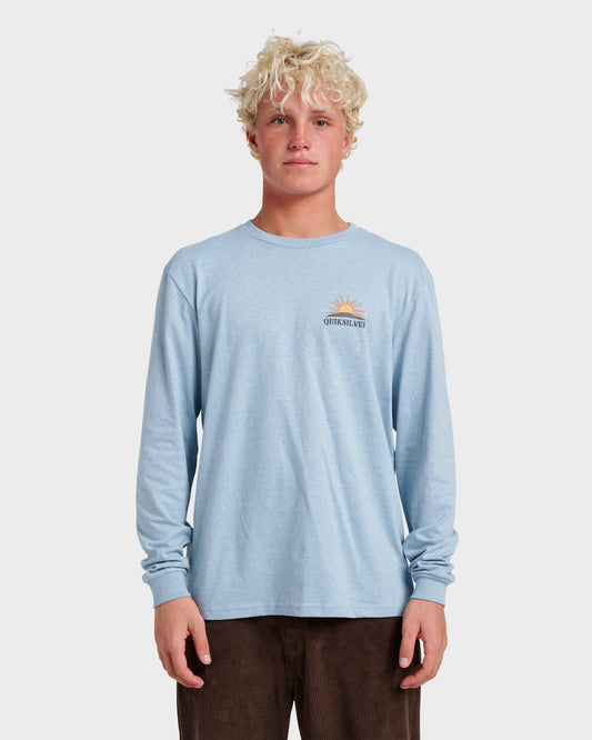 Quick Silver Dawn Patrol Long Sleeve T-shirt - Ashley Blue Heather