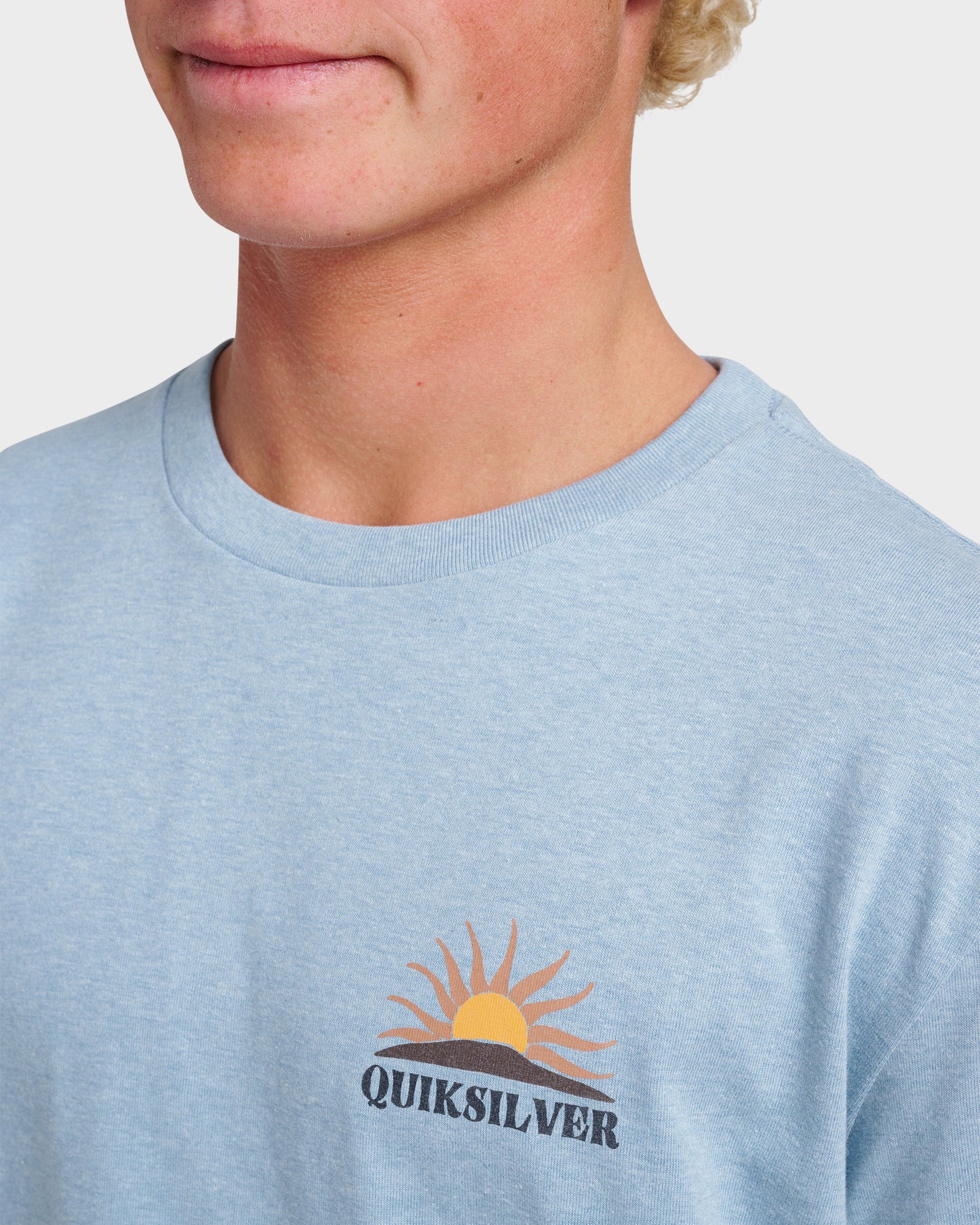 Quick Silver Dawn Patrol Long Sleeve T-shirt - Ashley Blue Heather