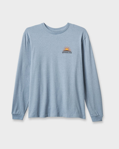 Quick Silver Dawn Patrol Long Sleeve T-shirt - Ashley Blue Heather