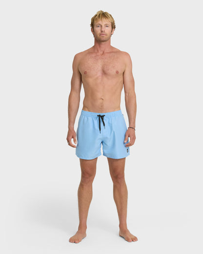Quick Silver Everyday Solid 17" Swim Trunks - Airy Blue