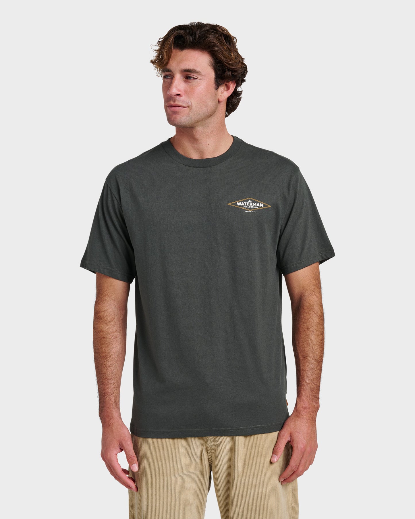Quick Silver Waterman Diamond Classic T-shirt - Phantom