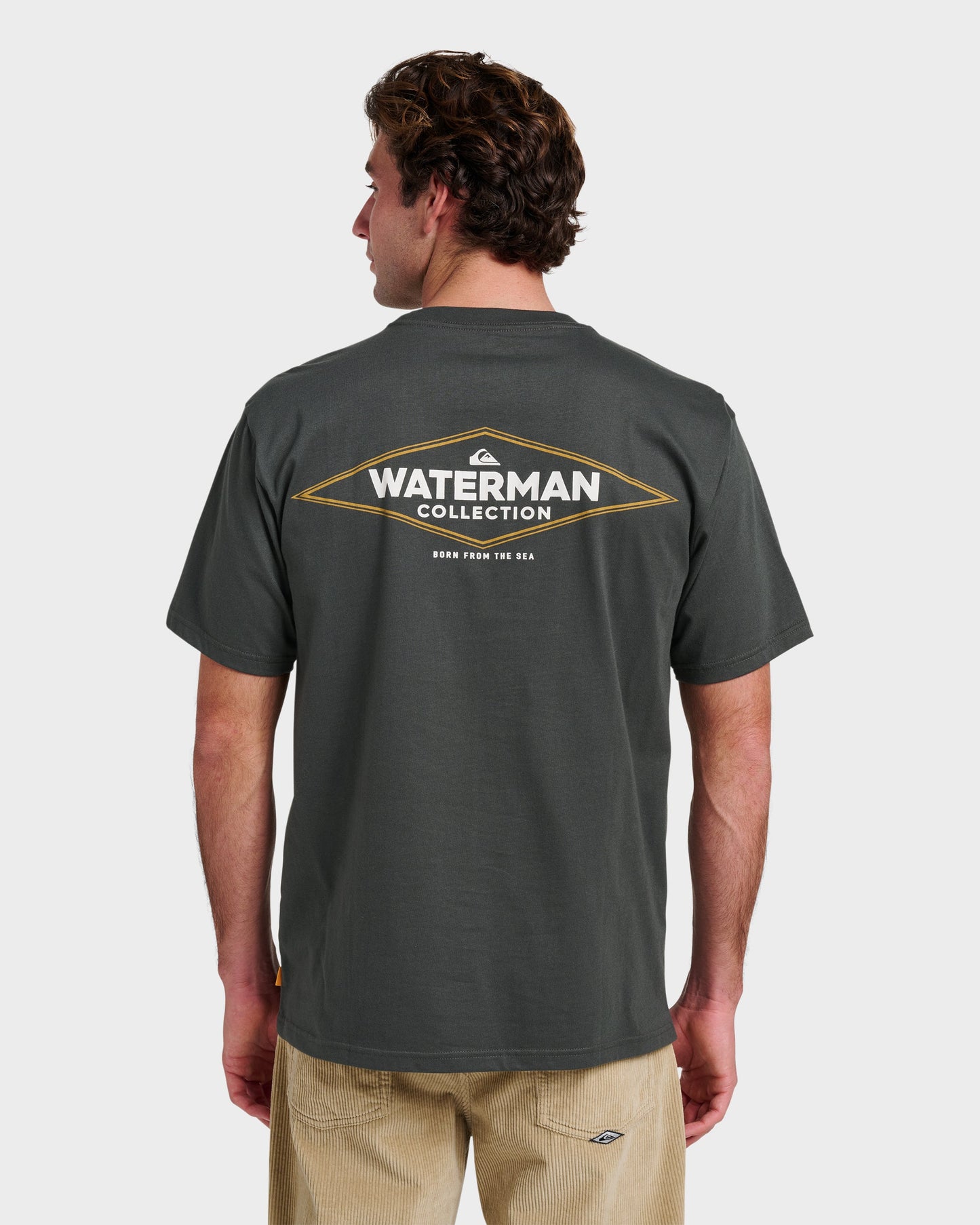 Quick Silver Waterman Diamond Classic T-shirt - Phantom