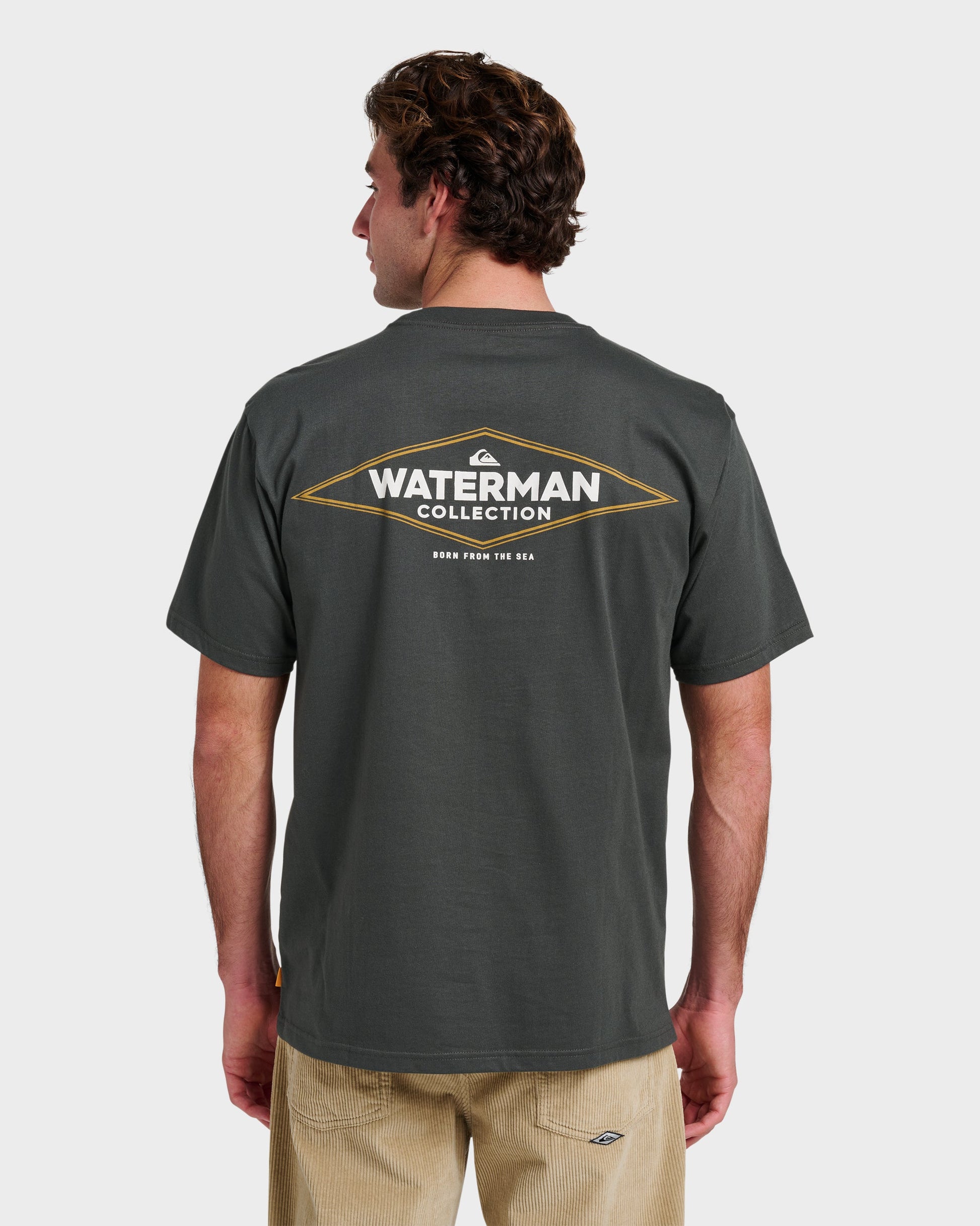 Quick Silver Waterman Diamond Classic T-shirt - Phantom