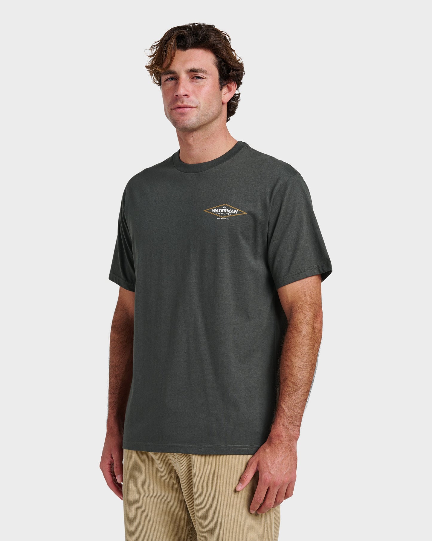 Quick Silver Waterman Diamond Classic T-shirt - Phantom