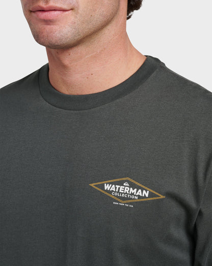 Quick Silver Waterman Diamond Classic T-shirt - Phantom