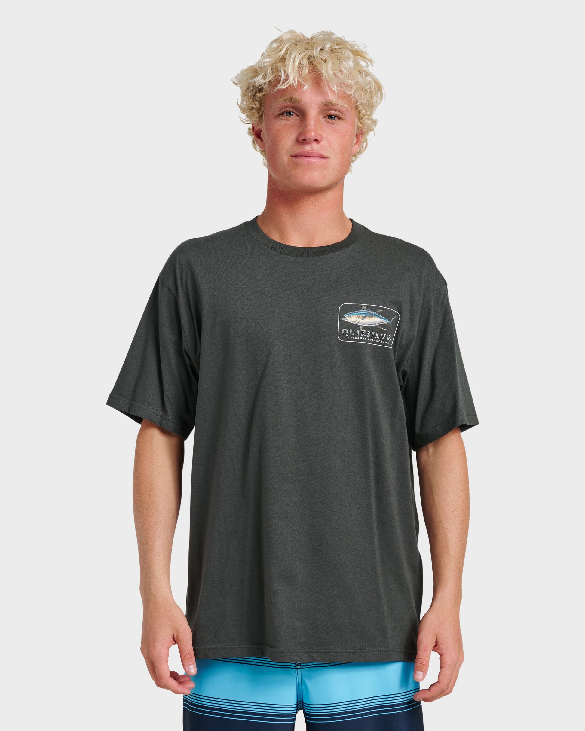 Quick Silver Waterman Yellowfinner Classic T-shirt - Phantom