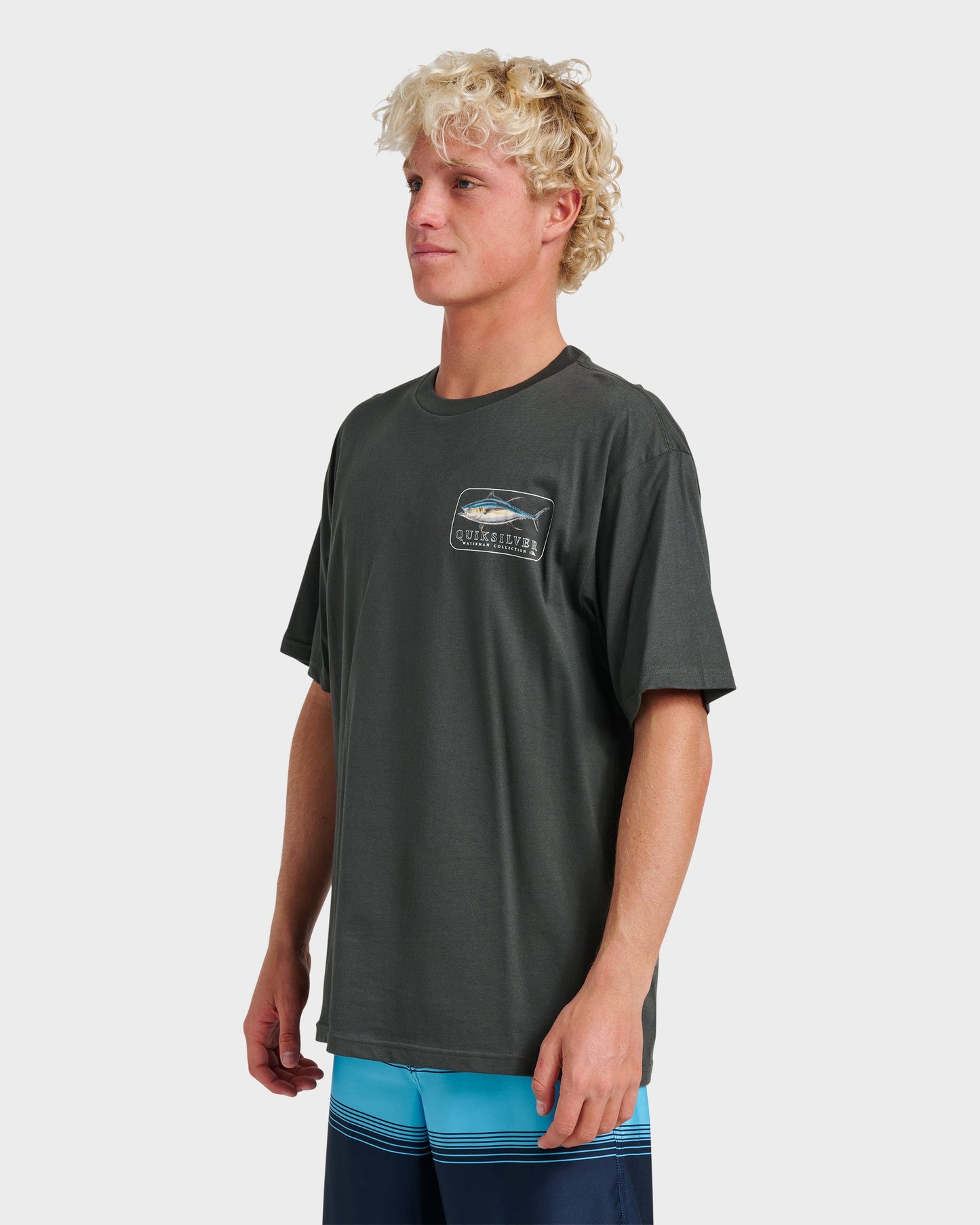 Quick Silver Waterman Yellowfinner Classic T-shirt - Phantom