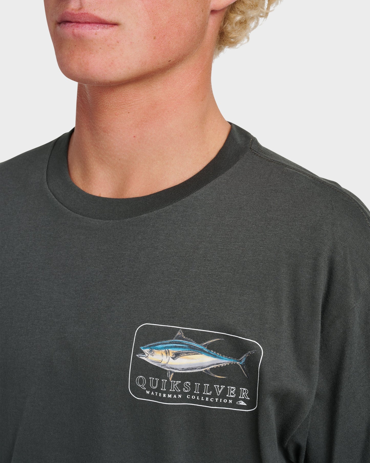 Quick Silver Waterman Yellowfinner Classic T-shirt - Phantom