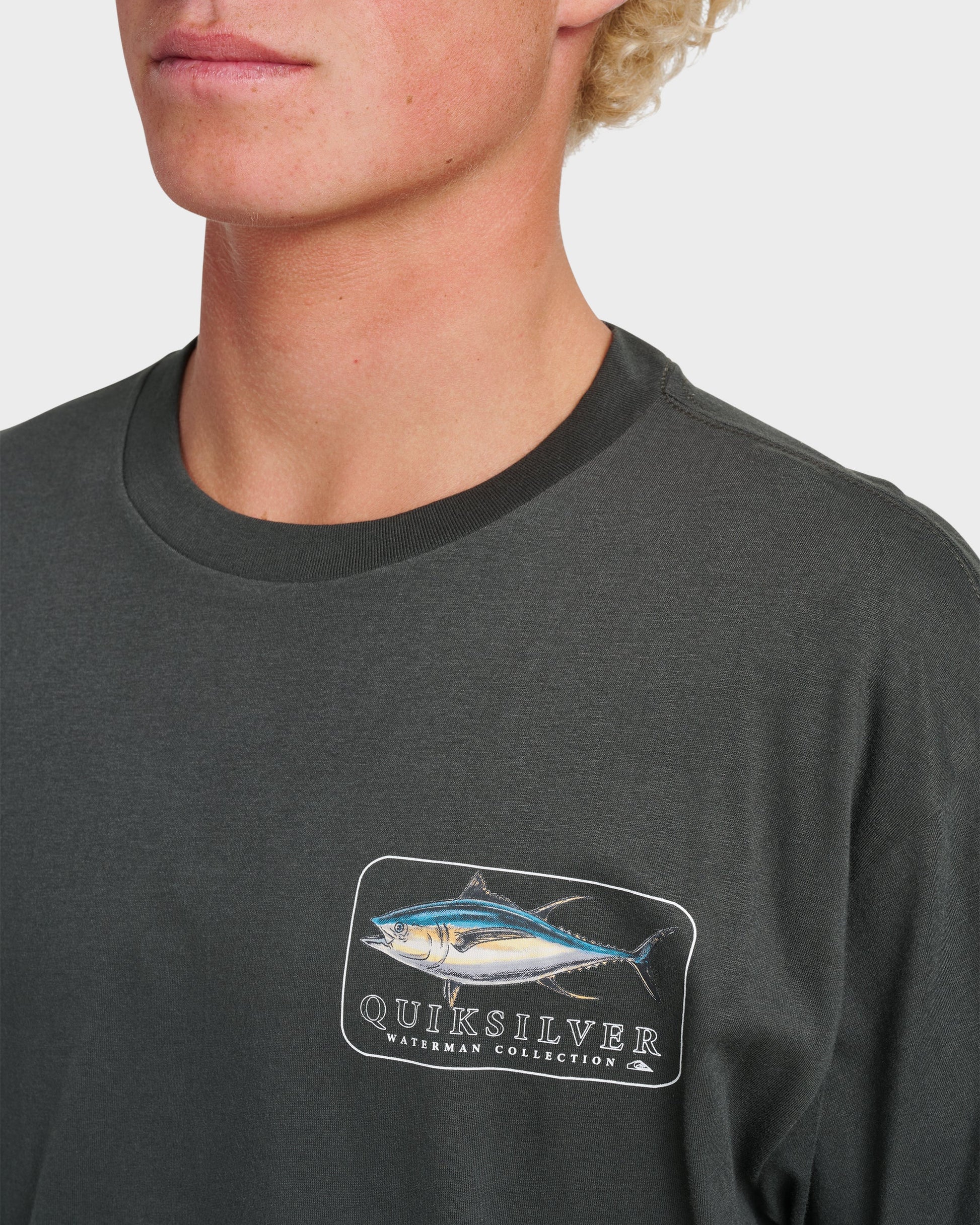 Quick Silver Waterman Yellowfinner Classic T-shirt - Phantom