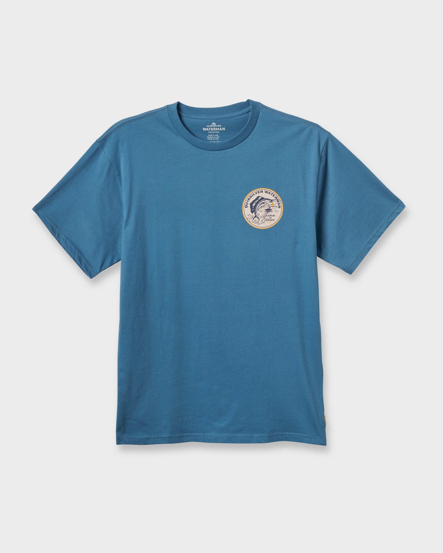 Quick Silver Waterman Catch & Release Classic T-shirt - Real Teal