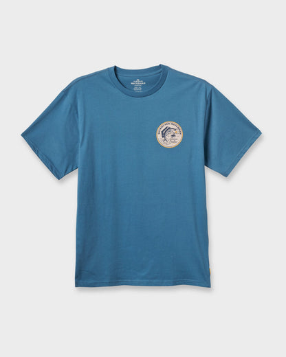 Quick Silver Waterman Catch & Release Classic T-shirt - Real Teal