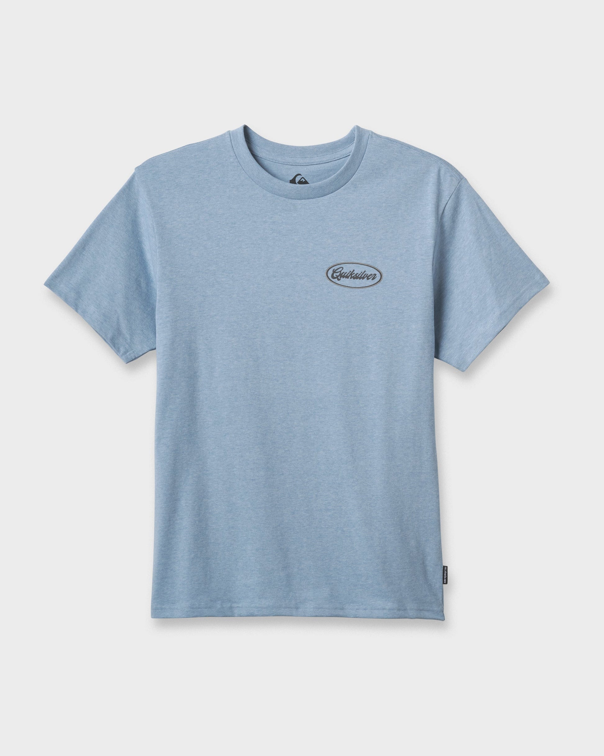 Quick Silver Mechanics Script Classic T-shirt - Ashley Blue Heather