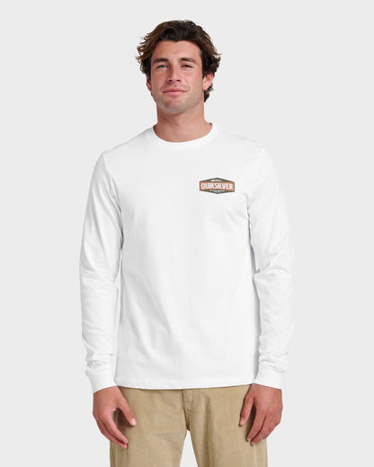 Quick Silver Three Piece Long Sleeve T-shirt - White