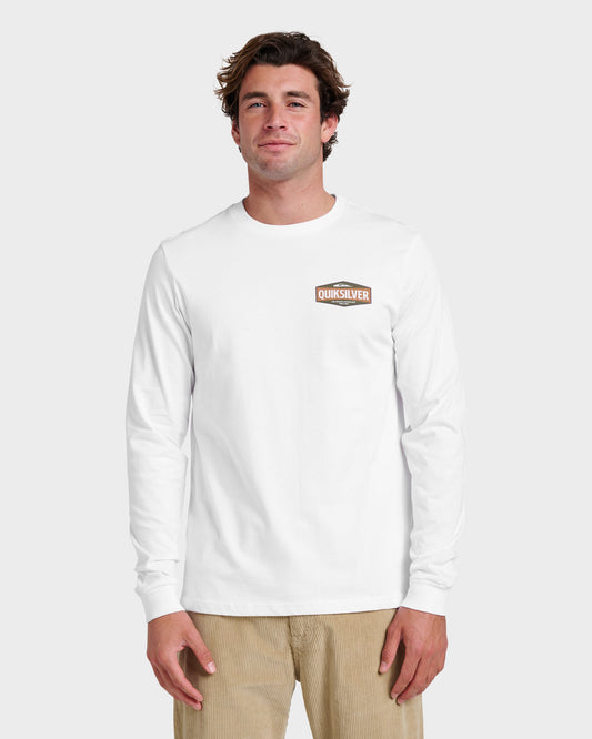 Quick Silver Three Piece Long Sleeve T-shirt - White