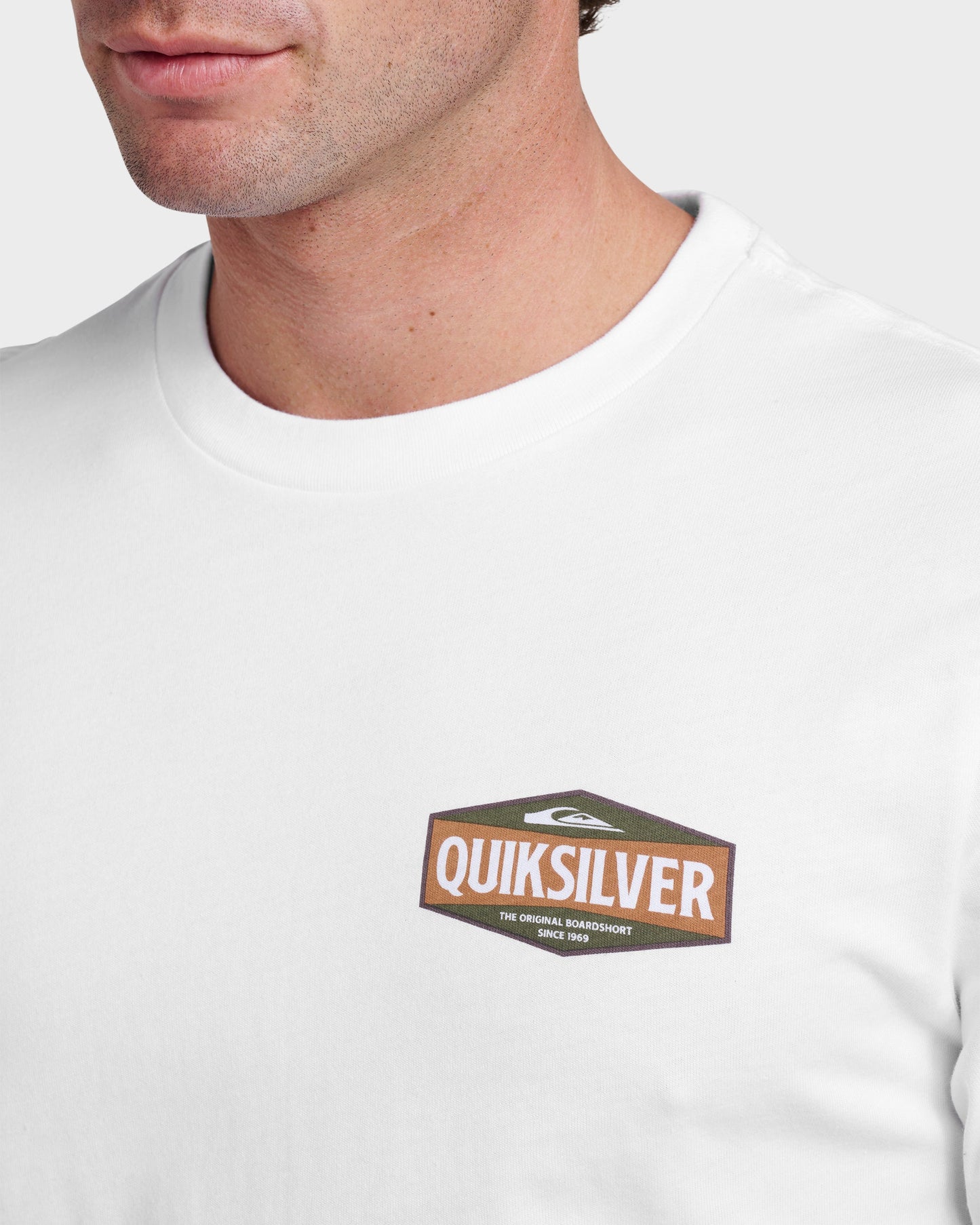 Quick Silver Three Piece Long Sleeve T-shirt - White
