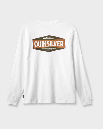 Quick Silver Three Piece Long Sleeve T-shirt - White