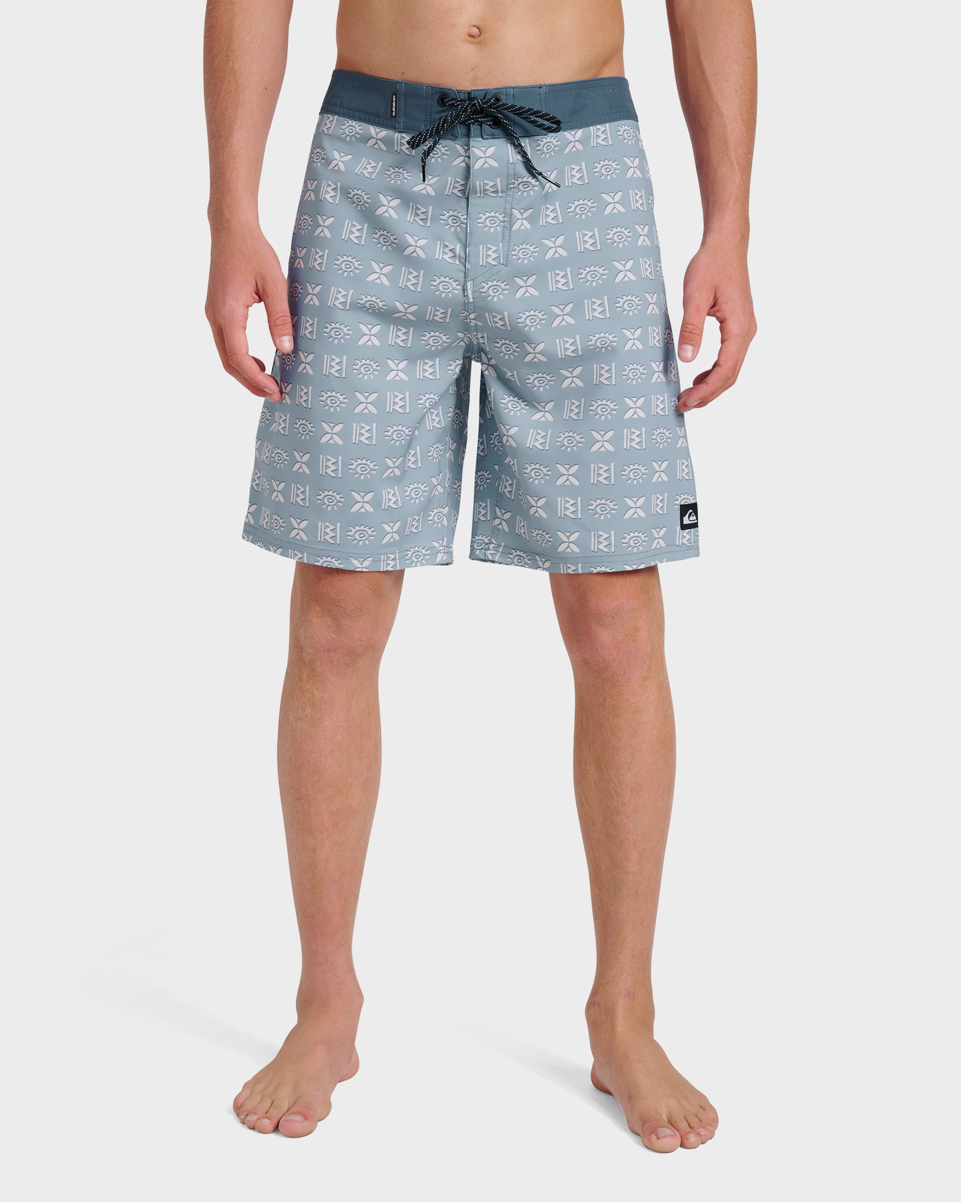 Quick Silver Surfsilk Etched 19" Boardshorts - Ashley Blue