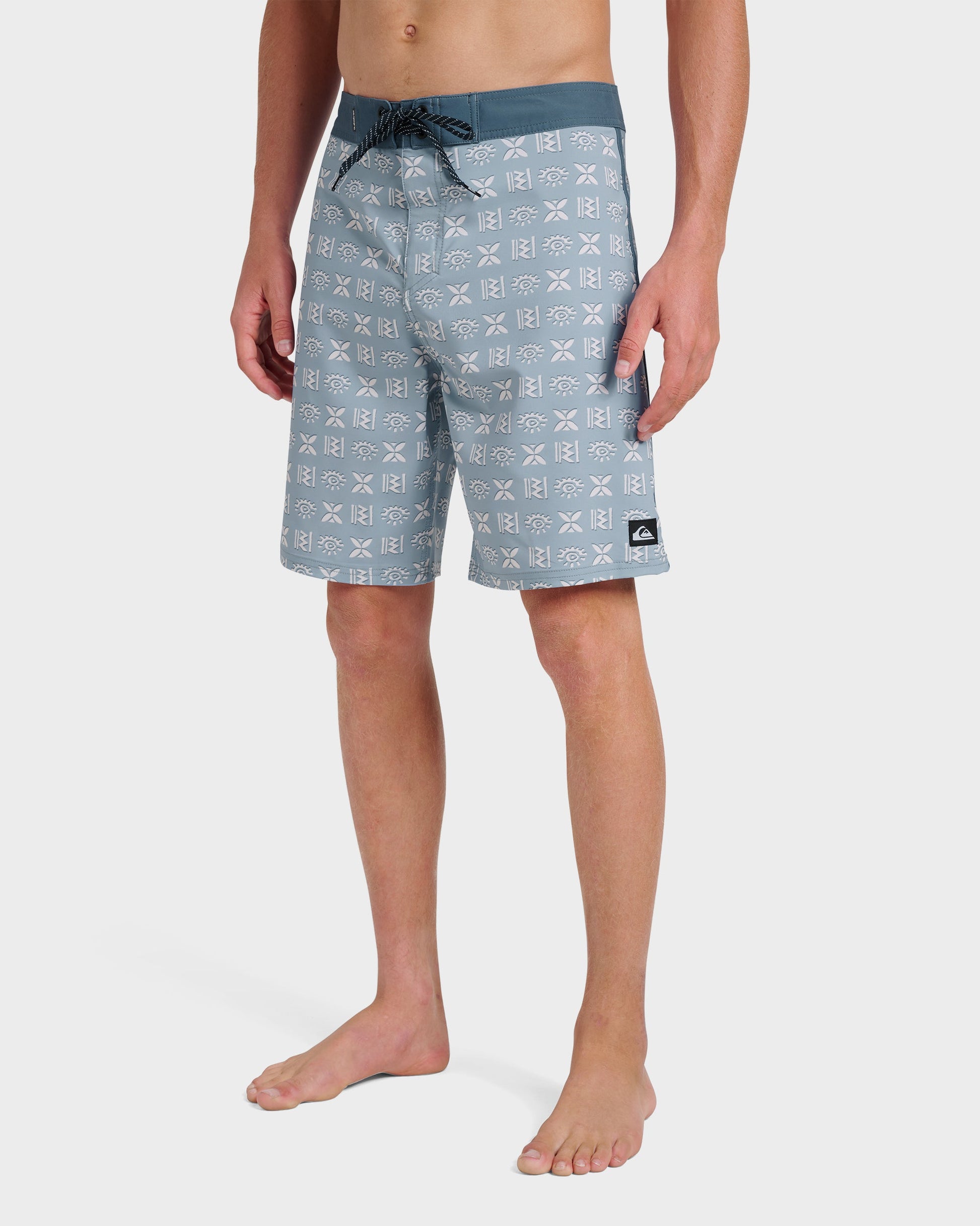 Quick Silver Surfsilk Etched 19" Boardshorts - Ashley Blue