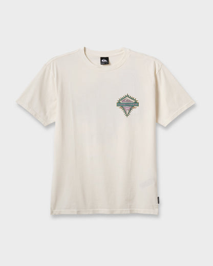 Quick Silver Liberty Spikespigment Dye T-Shirt - Snow White