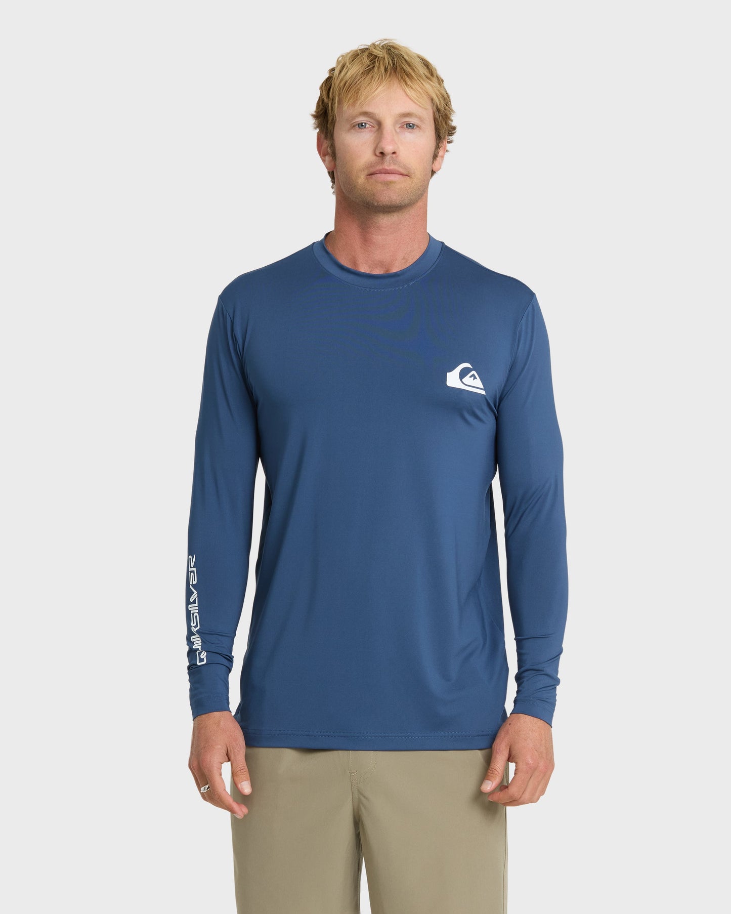Quick Silver Everyday Long Sleeve Surf Tee - Navy