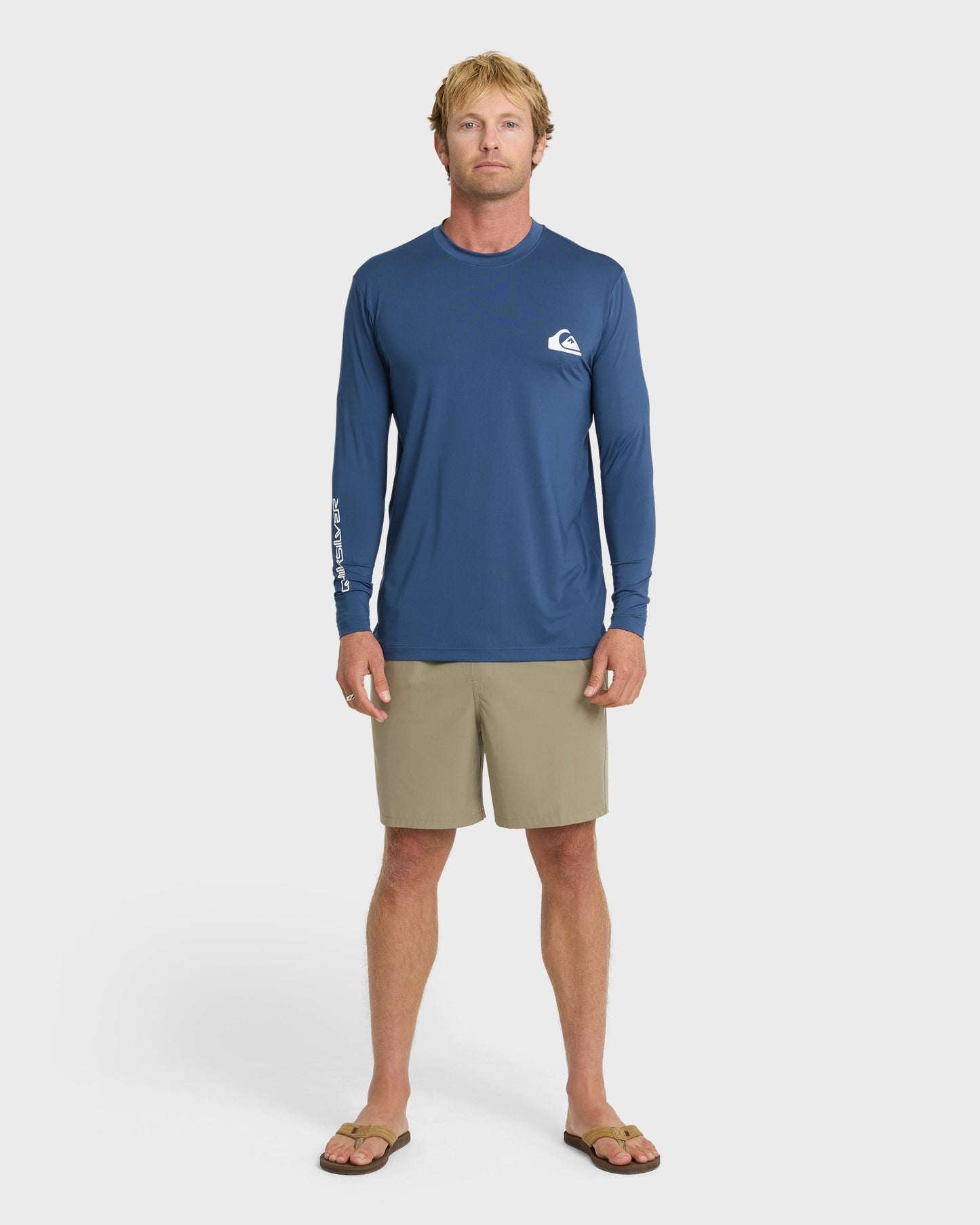 Quick Silver Everyday Long Sleeve Surf Tee - Navy