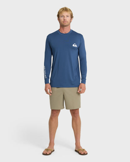 Quick Silver Everyday Long Sleeve Surf Tee - Navy
