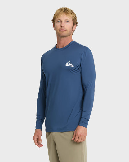 Quick Silver Everyday Long Sleeve Surf Tee - Navy
