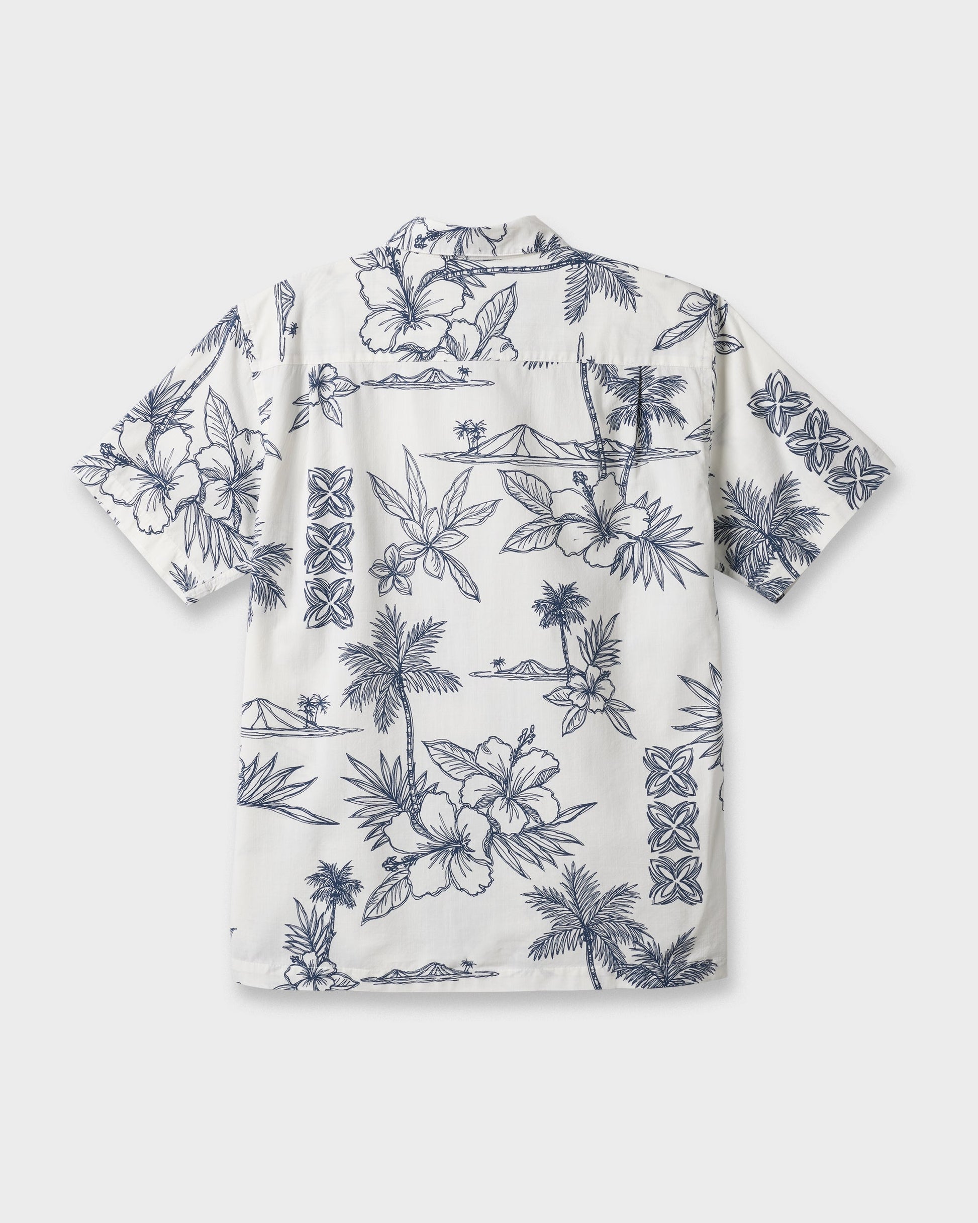 Quick Silver Waterman Scenic Drive Shirt - White