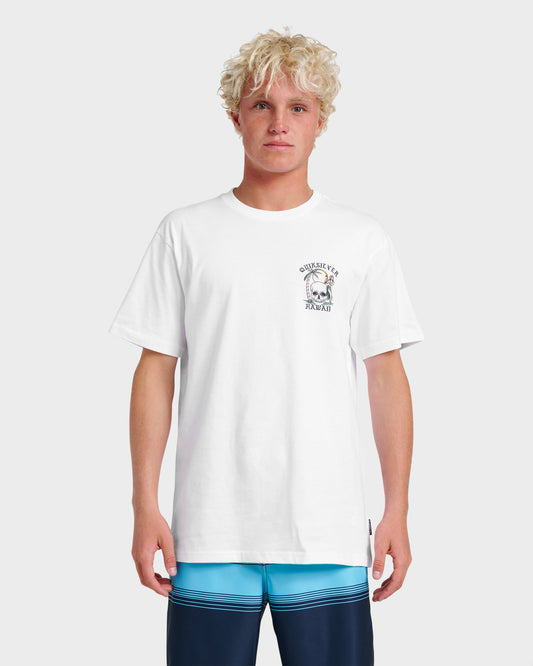 Quick Silver Hi Hula Dance Classic T-shirt - White