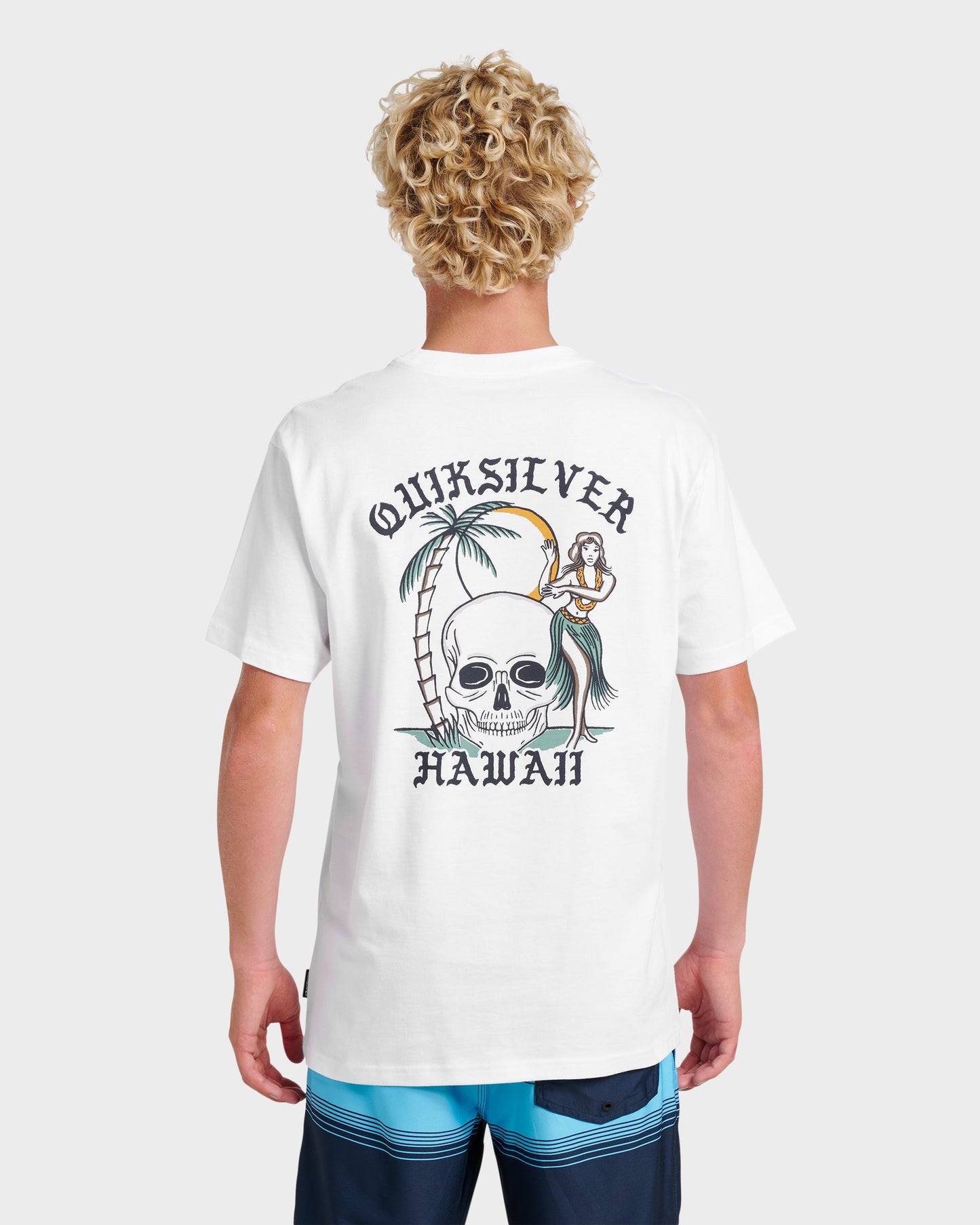 Quick Silver Hi Hula Dance Classic T-shirt - White