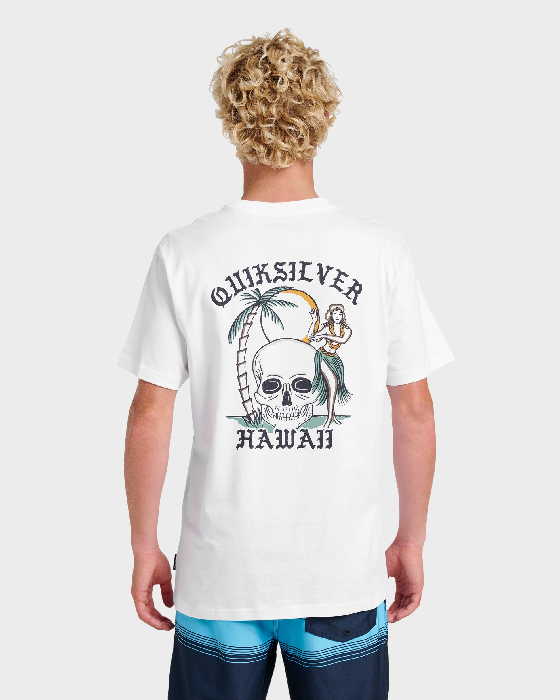 Quick Silver Hi Hula Dance Classic T-shirt - White