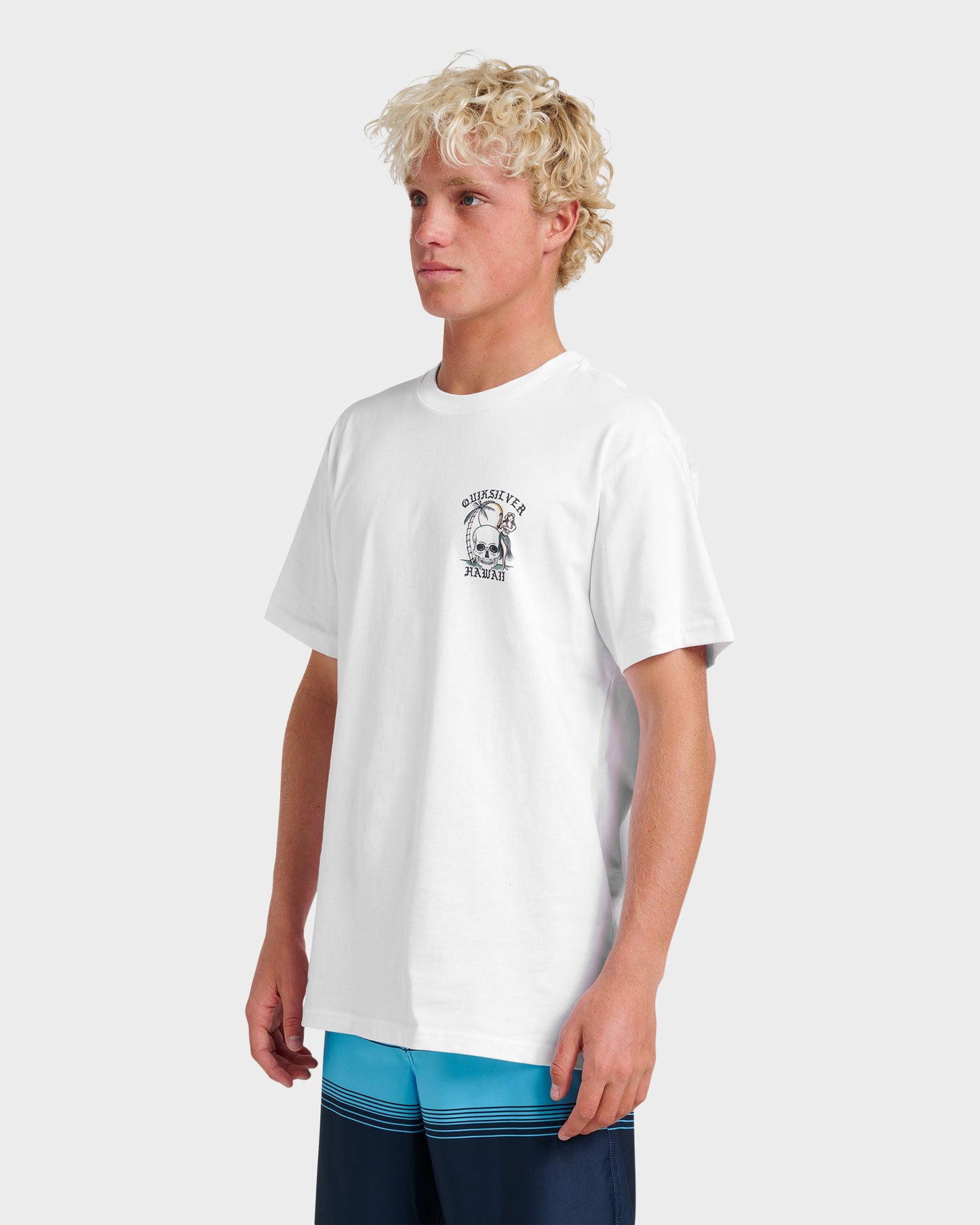 Quick Silver Hi Hula Dance Classic T-shirt - White