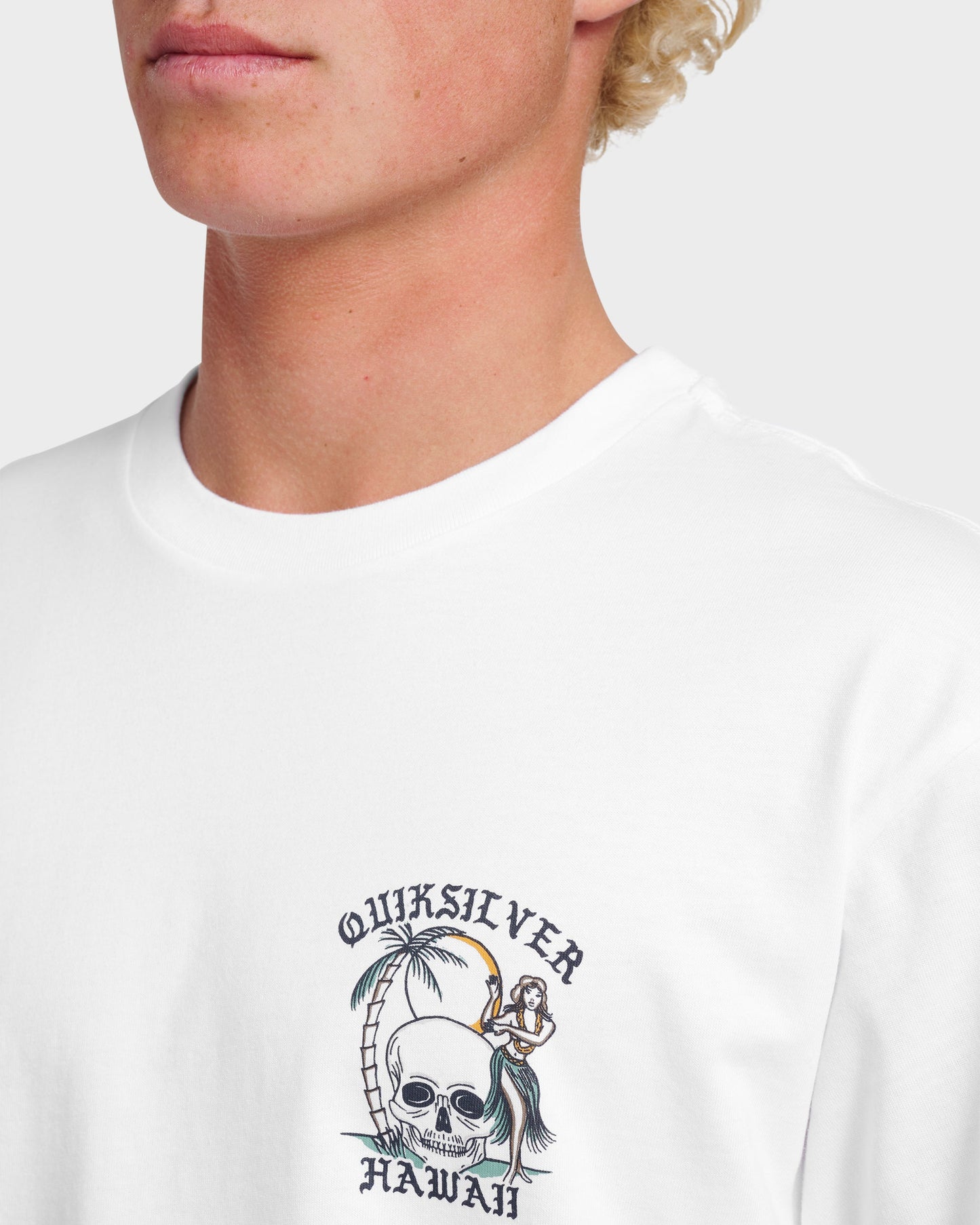 Quick Silver Hi Hula Dance Classic T-shirt - White