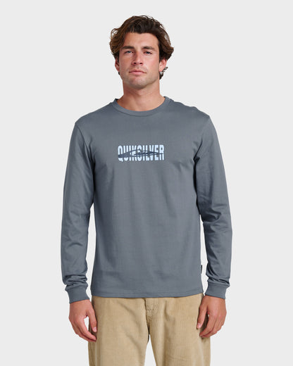 Quick Silver Quik Stack Long Sleeve T-shirt - China Blue