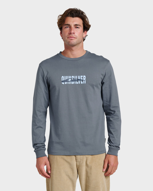 Quick Silver Quik Stack Long Sleeve T-shirt - China Blue