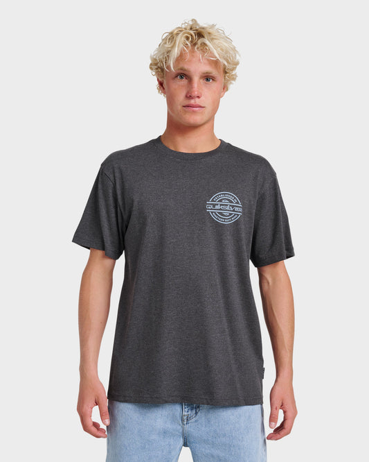 Quick Silver Mirrored Classic T-shirt - Charcoal Heather