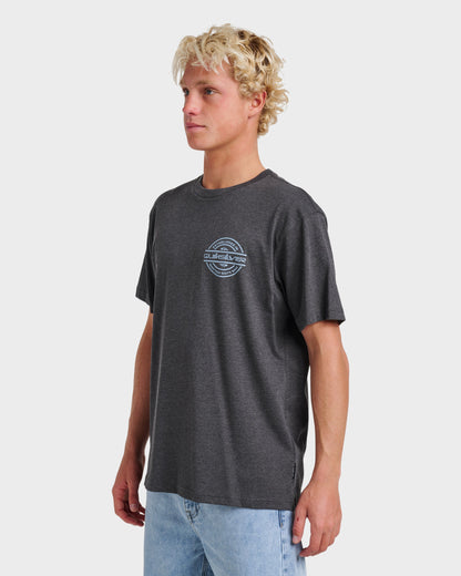 Quick Silver Mirrored Classic T-shirt - Charcoal Heather