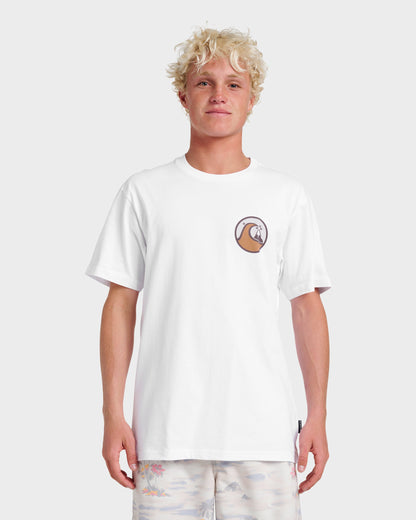Quick Silver Jungle Wave Classic T-shirt - White
