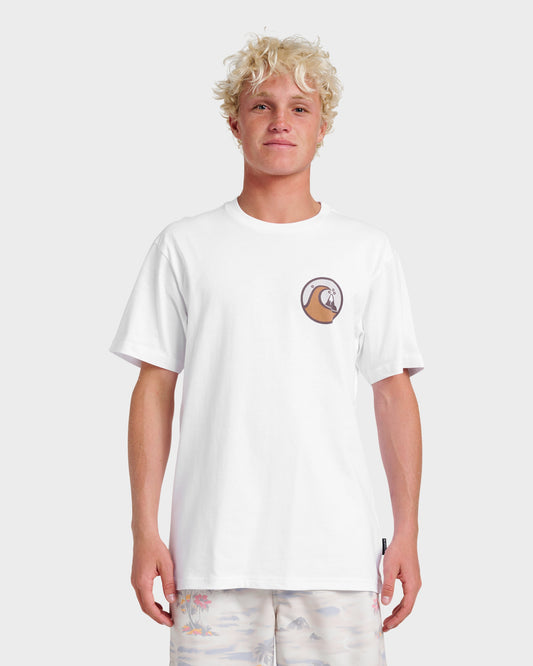 Quick Silver Jungle Wave Classic T-shirt - White