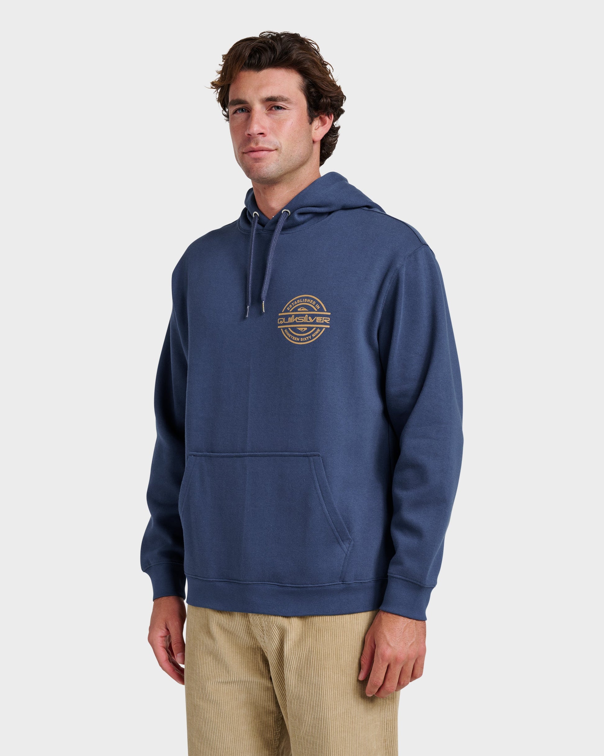 Quick Silver Graphic Hoodie - Sargasso Sea