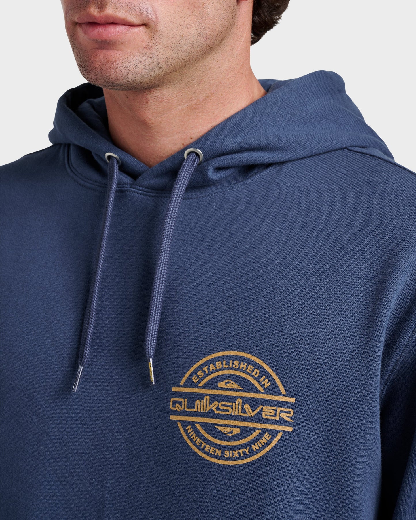 Quick Silver Graphic Hoodie - Sargasso Sea