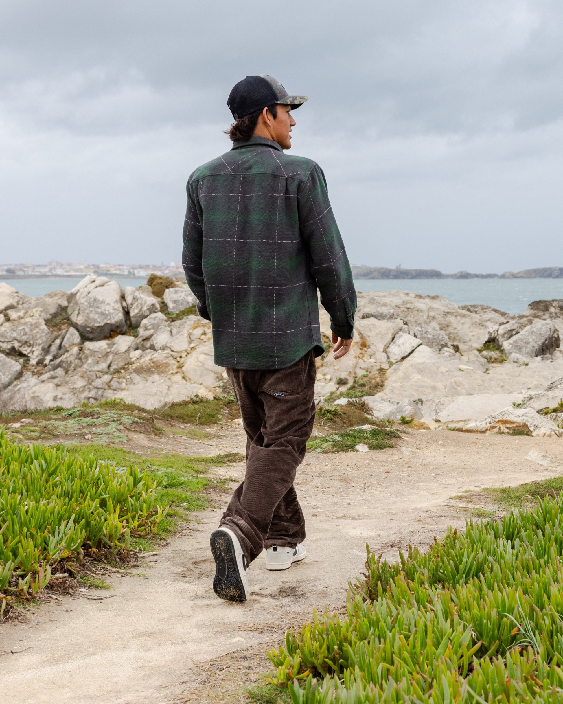 Quick Silver Dna Flannel Shirt - Garden Topiary