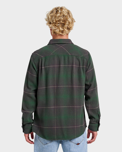 Quick Silver Dna Flannel Shirt - Garden Topiary
