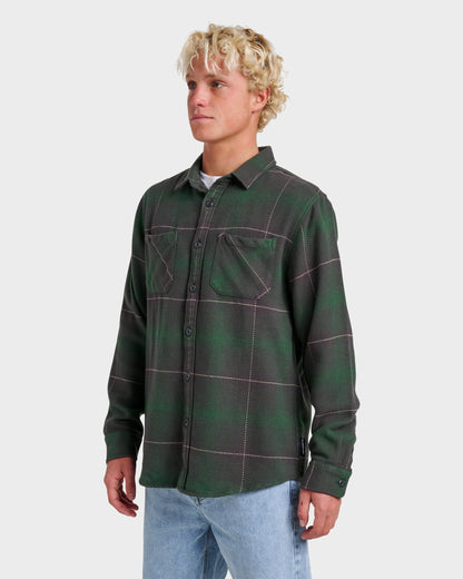 Quick Silver Dna Flannel Shirt - Garden Topiary