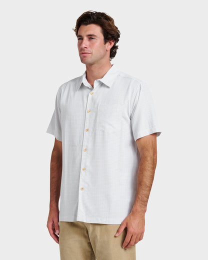 Quick Silver Waterman Checkmate Shirt - White