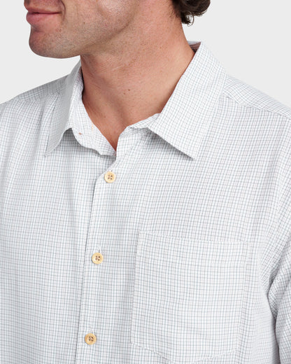 Quick Silver Waterman Checkmate Shirt - White