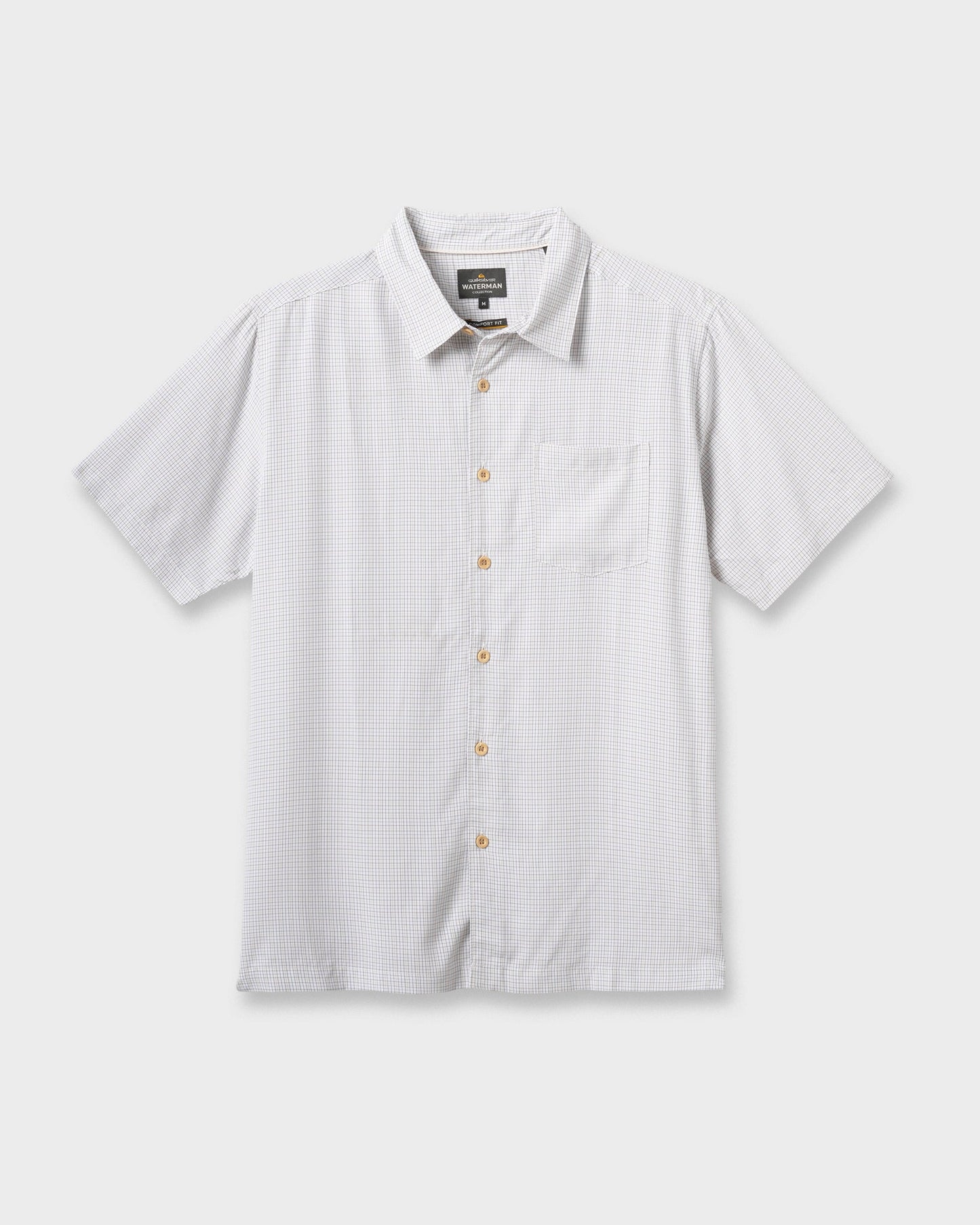 Quick Silver Waterman Checkmate Shirt - White