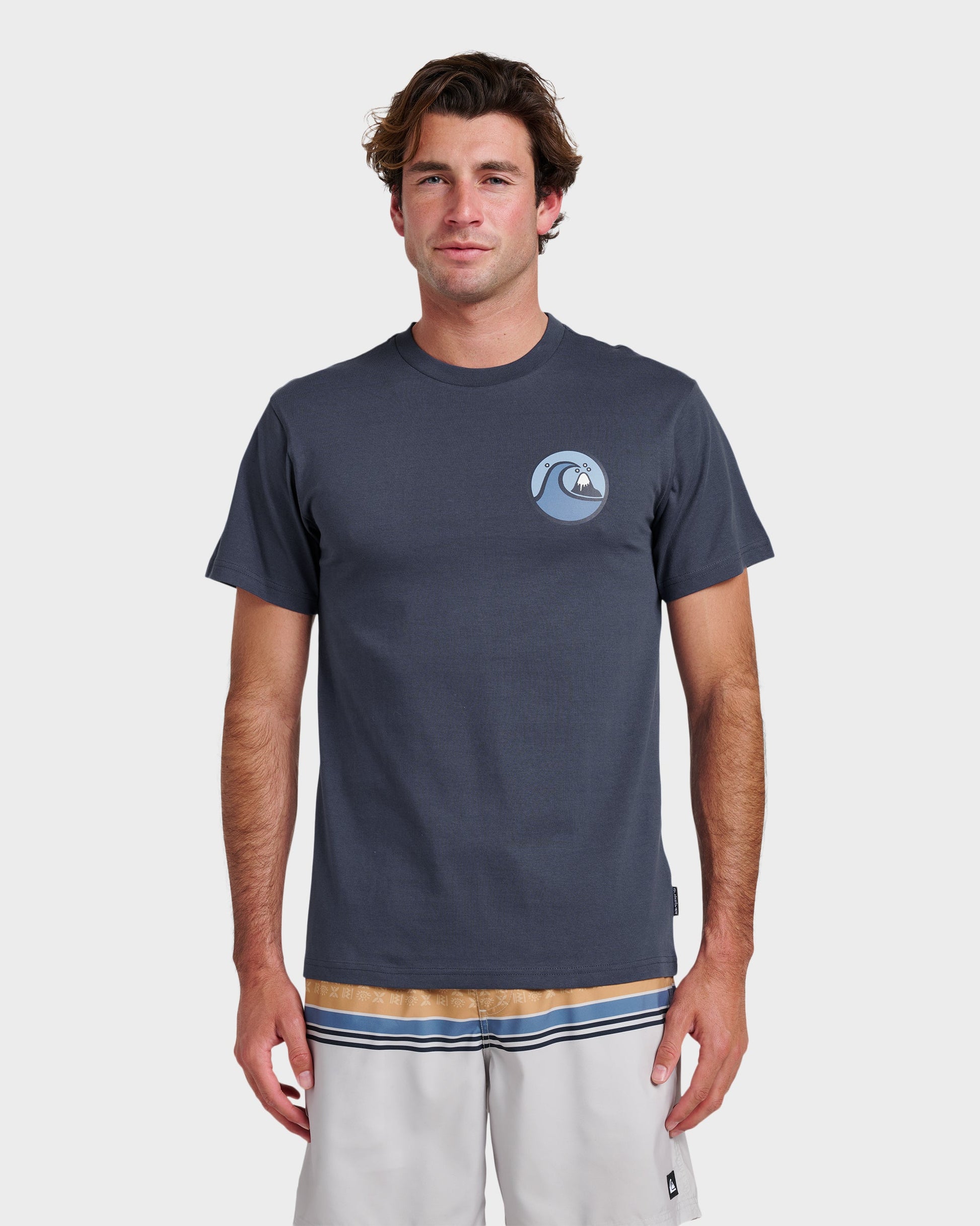 Quick Silver Jungle Wave Classic T-shirt - Navy